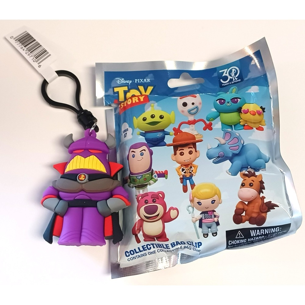 RARE! Disney Pixar Toy Story 30th Anniversary CHASE EMPEROR ZURG Bag Clip Figure